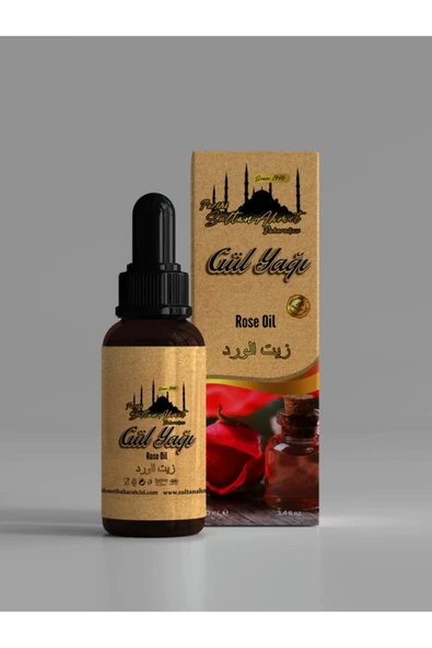 Tarihi SultanAhmet Baharatçısı Gül Yağı 20 ml | %100 Doğal | Katkısız Uçucu Bitkisel Yağ - 1