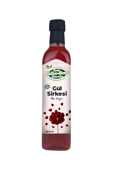 Tarihi SultanAhmet Baharatçısı Gül Sirkesi 500 ml – %100 Katkısız Doğal | Özel Üretim - 1