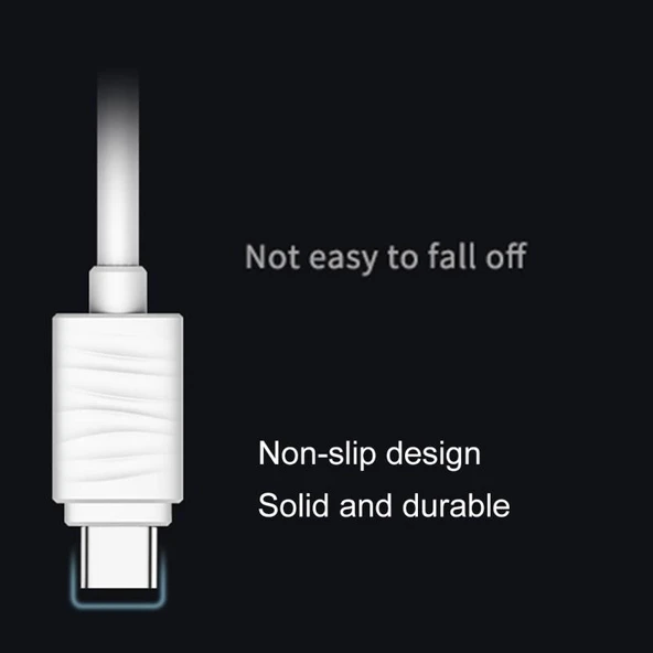 Joyroom JR-S118 Type-C USB Hızlı Şarj ve Data Kablosu 1m Beyaz - Resim 3