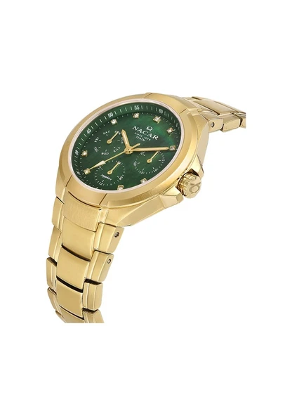 Nc28-392322-dnm Nacar Kadın Kol Saati Gri - Resim 3