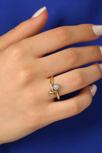 Toplu Altın Yüzük - Resim 3