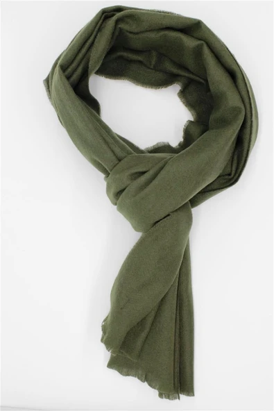 Gri Düz Kaşkol 1067245100 - Resim 2