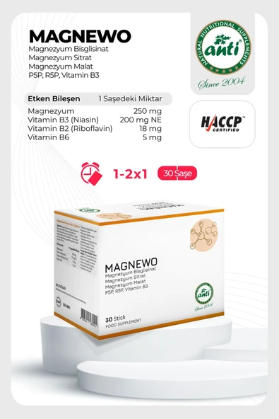 Anti Magnewo Efervesan Magnezyum 30 Saşe - 3