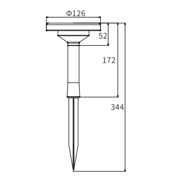 Fujiled Kazıklı Solar Bahçe Aydınlatma 2li Paket   3Renkli - 2