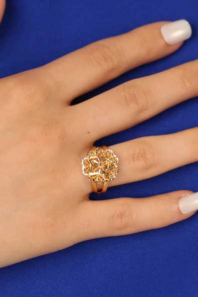 Gül Altın Yüzük - Resim 3