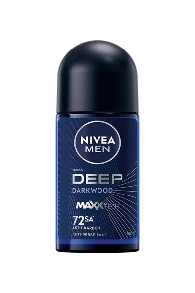 Nivea Men Deep Dimension Dark Wood 50 ml Erkek Roll-On