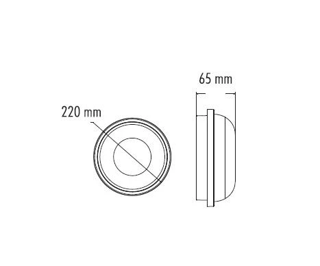 Fujiled Led Aplik 20W  Beyaz - 2