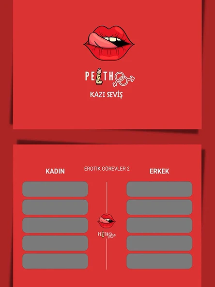 Fastieshop Kazı Seviş Erotik Oyun Kartı