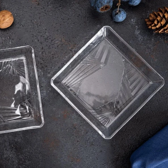 PASABAHCE MADLEN KARE TATLI TABAGI 2 LI - 4