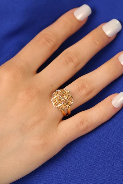 Gül Altın Yüzük ürün görseli 1