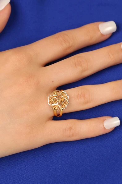 Gül Altın Yüzük - Resim 4