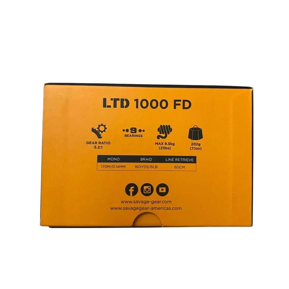 Savage Gear Orange LTD 1000 FD 8+1BB LRF Olta Makinesi - 3