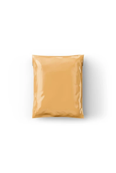 50x60+5 cm Turuncu Renk Cepsiz Kargo Poşeti (100 Adet)-110 Mikron