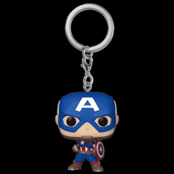 Funko Pop Pocket Keychain Marvel Captain America - 2