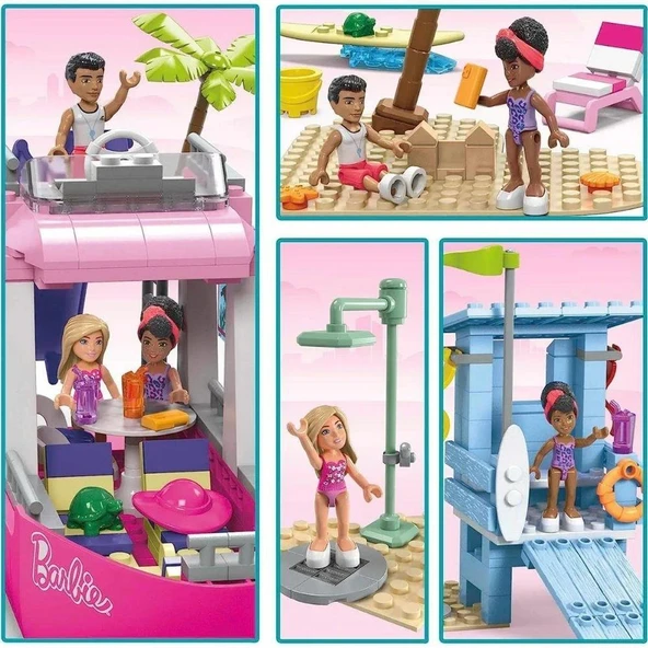 Mega Barbie Malibu Rüya Teknesi HPN79 - 4