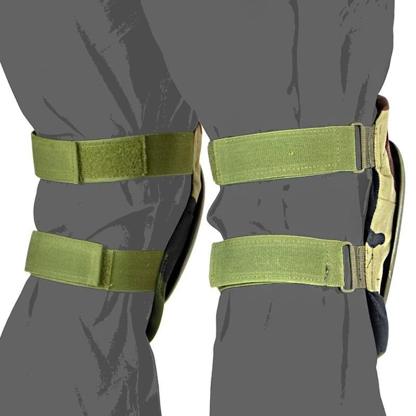 Evolite Dizlik Dirseklik Set - Haki - 10