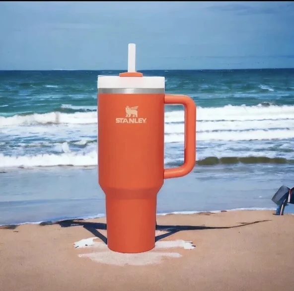 Stanley Quencher Pipetli Termos Bardak 1.18 Lt TURUNCU - 2