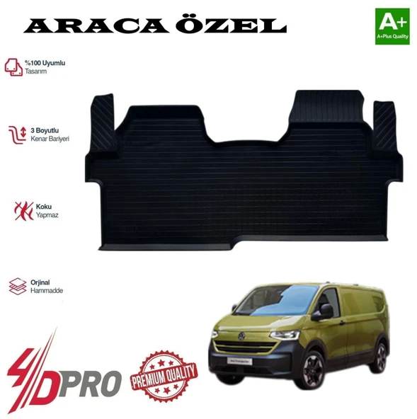 TRANSPORTER PANEL VAN KISA ŞASE 4D HAVUZLU KAVUÇUK PASPAS 2025 2026 2027 ürün görseli 1