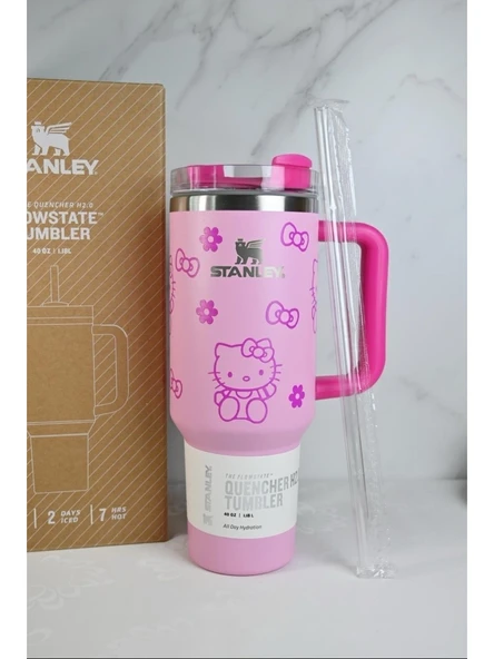 Stanley Quencher Pipetli Termos 1,18 L Hello Kitty - 2