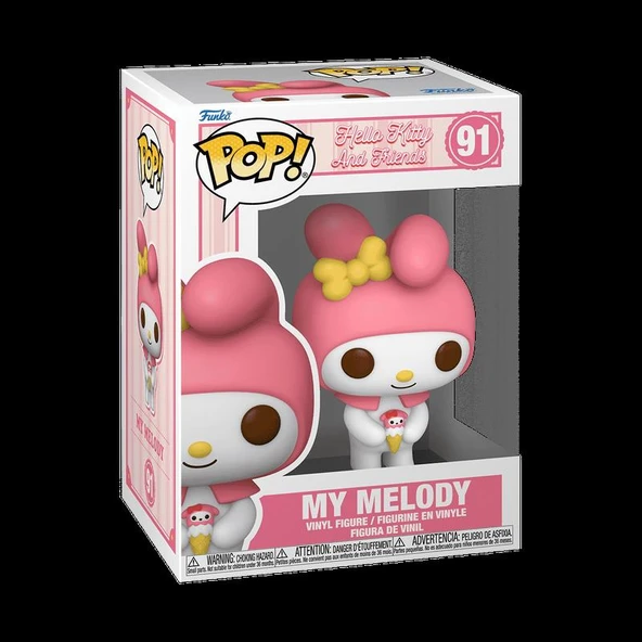 Funko Pop Hello Kitty And Friends My Melody with Ice Cream 91 ürün görseli