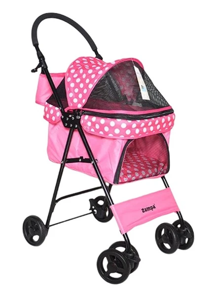 Zampa Perez (BL07-P) Kedi Köpek Arabası Pembe 42X63X89 Cm - 2