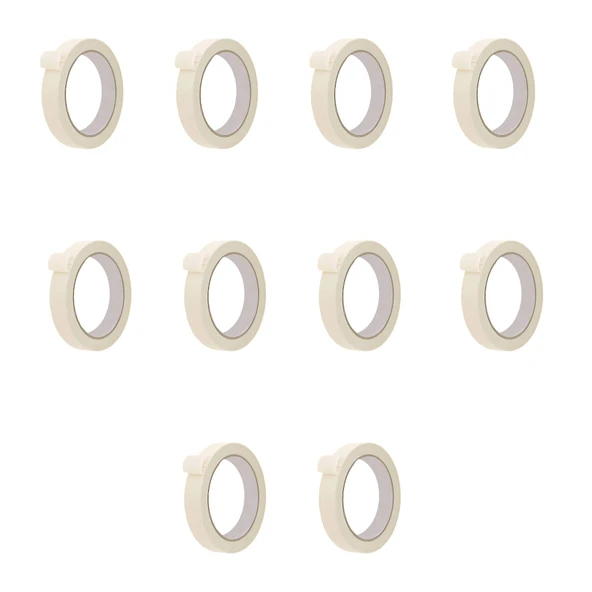 Omeyva Maskeleme Boya Boyacı Bandı - 22 mm x 20 Metre - 10 Adet ürün görseli 1
