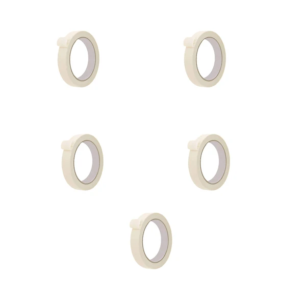 Omeyva Maskeleme Boya Boyacı Bandı - 22 mm x 20 Metre - 5 Adet ürün görseli 1