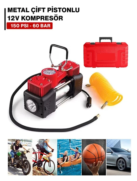 150 bar araba lastiği şişirme hava kompresörü- ürün görseli 1