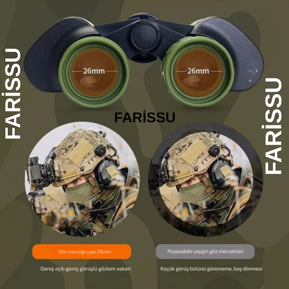 Gold Kama 100x100 Profesyonel Dürbün – 20x Zoom | 50mm Objektif | 26mm Göz Merceği | 3000 Metre Maksimum Menzil - 4