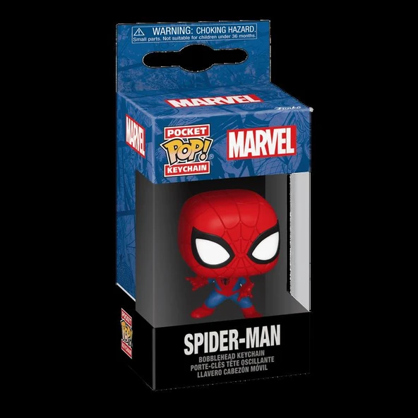 Funko Pop Pocket Keychain Marvel Spider-Man ürün görseli