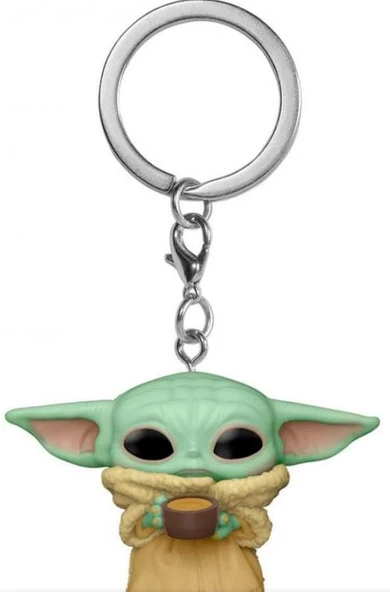 Funko Pop Pocket Keychain Star Wars The Child With Cup - Resim 2