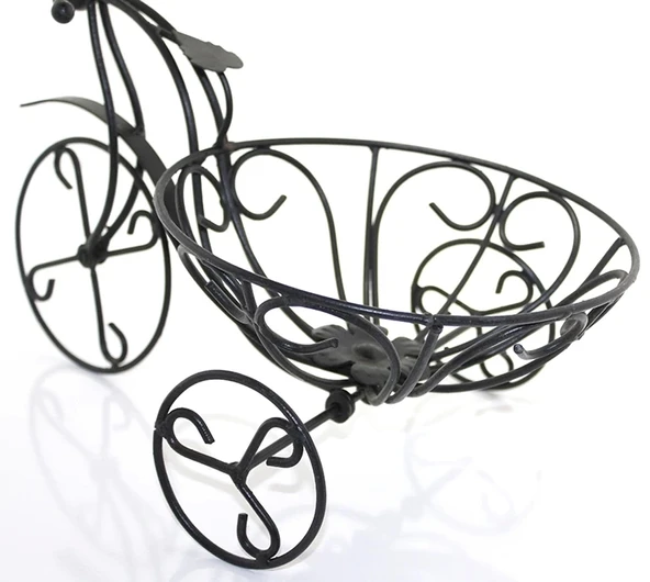 Ferforje Dekoratif Bisiklet Çiçeklik St00077 - 2