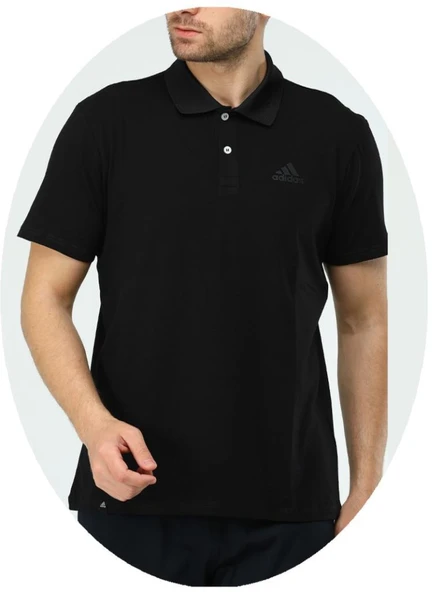 Adidas EF-3985 Erkek Battal Pamuklu Cotton Polo Yaka T-Shirt - 9