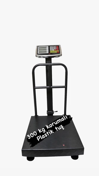 300 kg yuvarlak korumalı şarjlı kantar ürün görseli 1
