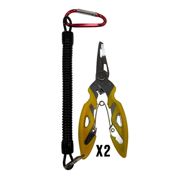 2 adet Bauer Balıkçı Pensesi (Pliers) + 1 adet Bauer pense aparatı - Resim 2
