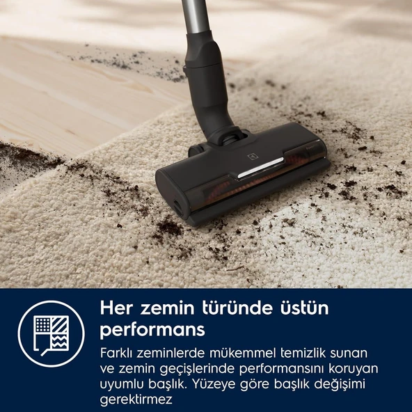 Electrolux EP71UB14DB Ultimate 700 Serisi Hafif (2.2 Kg) ve Güçlü Dikey Şarjlı Süpürge, 10 Yıl Motor Garantili - 4