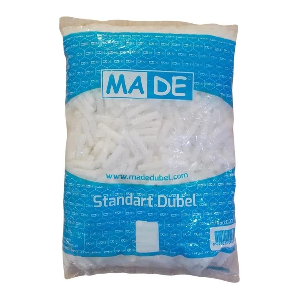 Made Plastik Dübel 500lü Paket  8mm ürün görseli 1