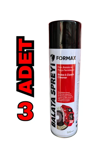 FORMAX Fren,Balata Ve Parça Temizleme Spreyi 500 Ml (3 Adet)