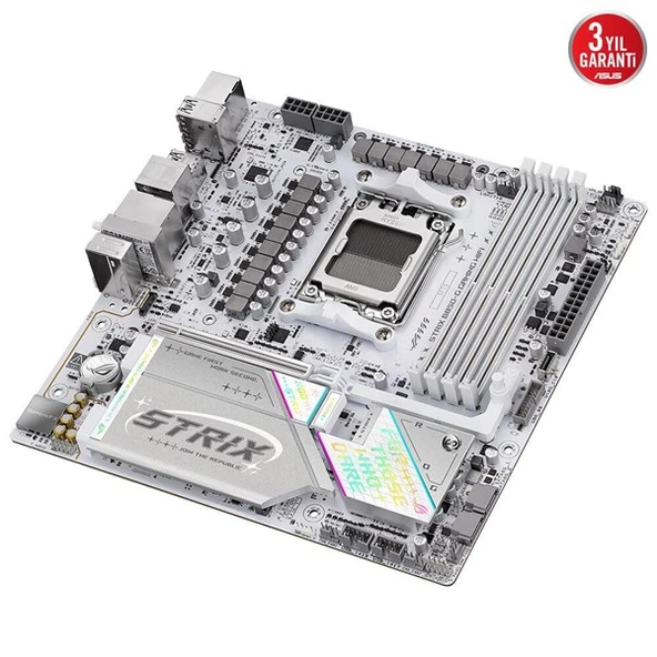 ASUS ROG STRIX B850-G GAMING WIFI7 DDR5 HDMI-DP TYPEC PCIE 5.0 AM5 MATX BEYAZ - 6