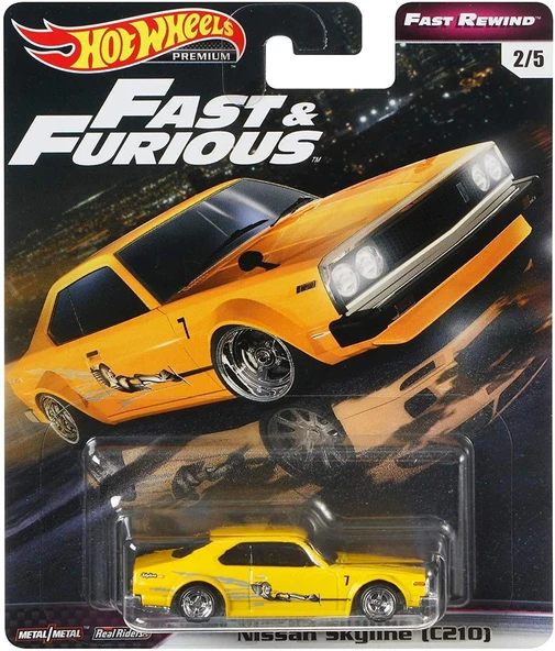 Hot Wheels Premium F&F - Fast Rewind - Nissan Skline (C210) GHH17