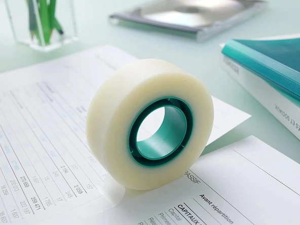 Motex Görünmez Şeffaf Bant - Düzeltme Birleştirme Bandı - 19 mm x 33 Metre - 3 Adet - Resim 3