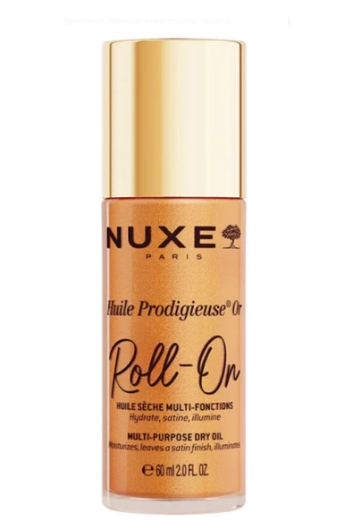 Nuxe Huile Prodigieuse OR Roll-on Çok Amaçlı Simli Kuru Yağ 60 ml ürün görseli 1