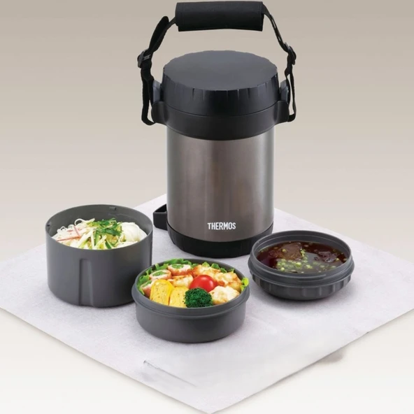 Thermos JBG-1800 3 Bölmeli Yemek Termosu - 6