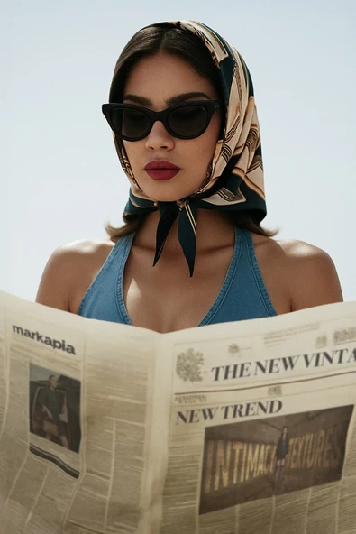 Boyundan Bağlamalı Jean Büstiyer - 2