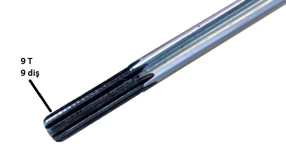 OLEOMAC EMAK ŞAFT MİLİ 9T BCH 40 BP ürün görseli 1