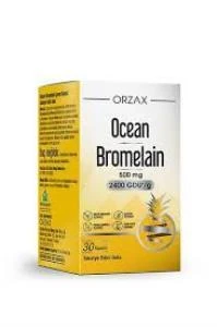 Ocean Bromelain 500 Mg Takviye Edici Gıda 30 Kapsül- SKT:11/2027 ürün görseli 1