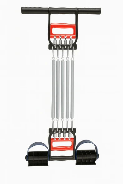 3'ü 1 Arada Çok Fonksiyonlu Göğüs Genişletici Erkekler Ve Kadınlar İçin Tutucu El Egzersizi Kol Egzersizi Elastik Ayak Pedalı Oturma Pedalı - 3