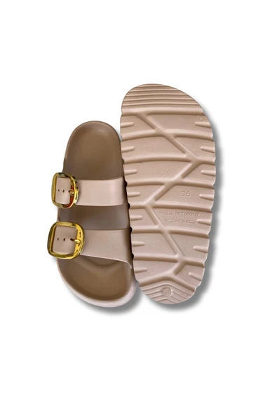 Lovita Tokalı Kadın Terlik 36-40 Bej - 5