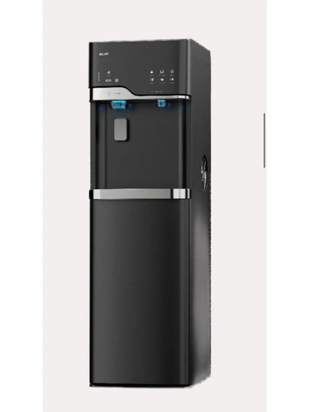 AQUAMARA Buz Makinalı Su Sebili Siyah