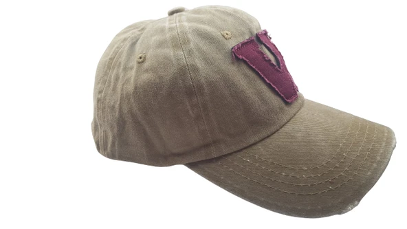 Eskitme Yıkamalı Unisex W Şapka Kep - 8